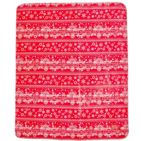 NWT Victoria's Secret Fleece Sherpa Blanket - Picture 4 of 6
